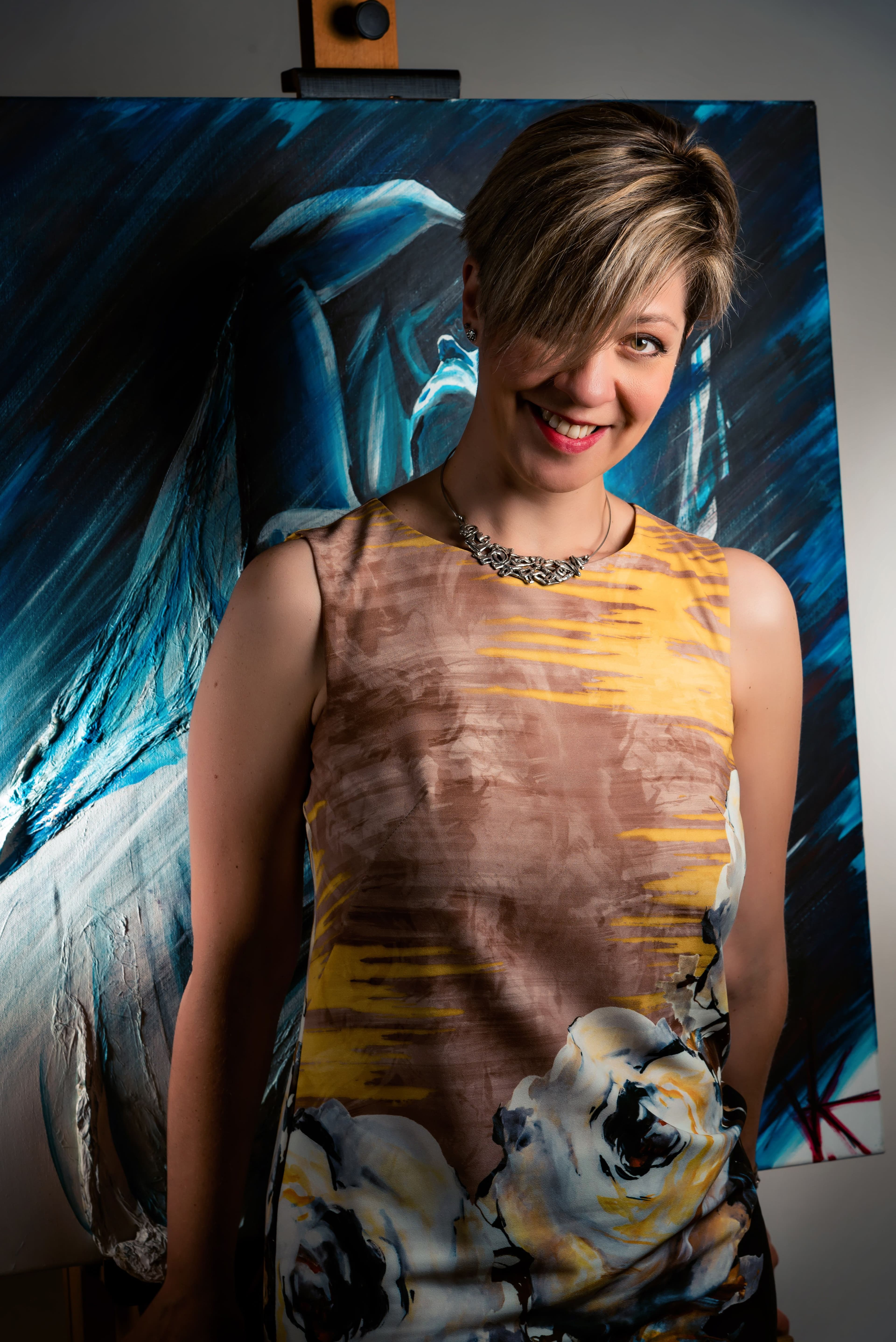 Mauro Giovannelli intervista la pittrice Jessica Spagnolo